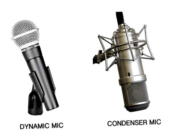 Что лучше динамический или конденсаторный микрофон